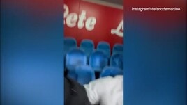 Napoli-Juve, De Martino e Biagio Izzo show: "Ma che è successo?"