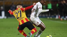 Inter di misura sul Verona. Il Lecce sfiora il colpaccio col Milan