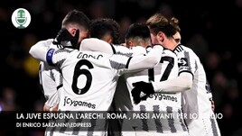 Serie A, la Juventus espugna l'Arechi. Roma, passi avanti per lo stadio