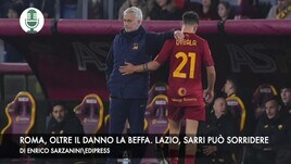 Roma, oltre il danno la beffa. Lazio, Sarri torna a sorridere