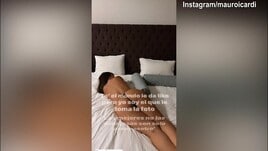 Foto hot di Wanda Nara con messaggio di Mauro Icardi