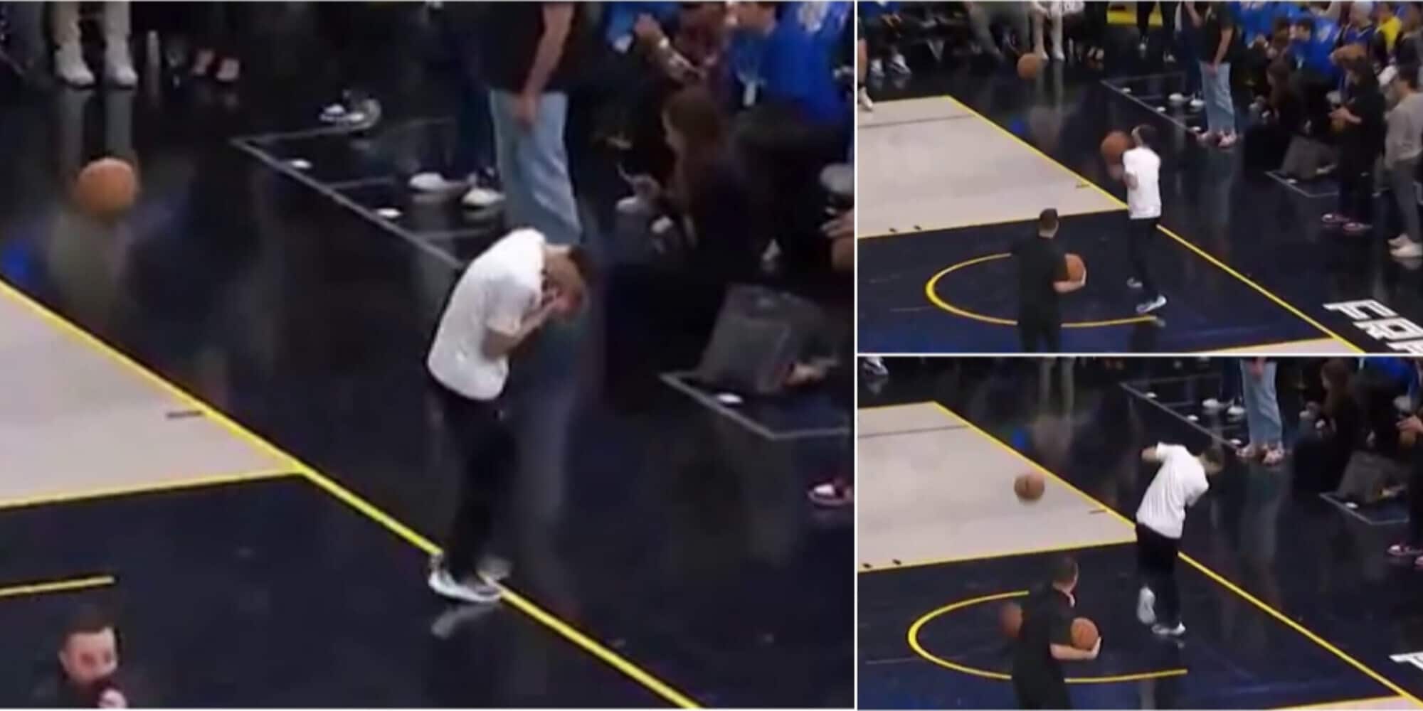 Nba, incredibile Curry: ferisce un ragazzo in faccia con un tiro da tre