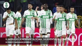 Serie A: il Sassuolo sorprende la Roma. La Juve piomba in zona Europa