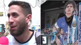 I turisti stranieri tifano Napoli: il pensiero per Maradona è commovente