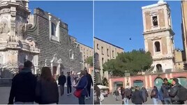 Napoli-Eintracht, il giorno dopo nel luogo degli scontri