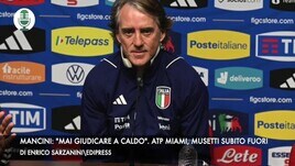 Mancini: "Mai giudicare a caldo". Atp Miami, Musetti subito eliminato