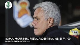 Roma, Mourinho resterà fino al 2024. Argentina, Messi fa 100 gol