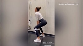 Lady Politano infiamma il web: ecco l'ultimo allenamento in palestra