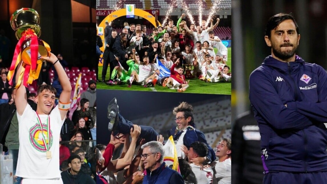 La Roma Primavera vince la Coppa Italia: è festa davanti a Aquilani