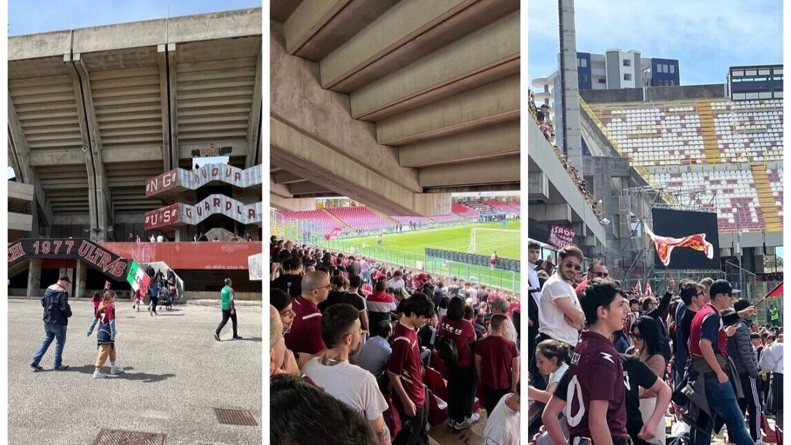 Salernitana, allenamento aperto ai tifosi in vista del Napoli: foto dall'Arechi