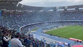 Napoli, il boato da scudetto del Maradona al 2-1 dell'Inter