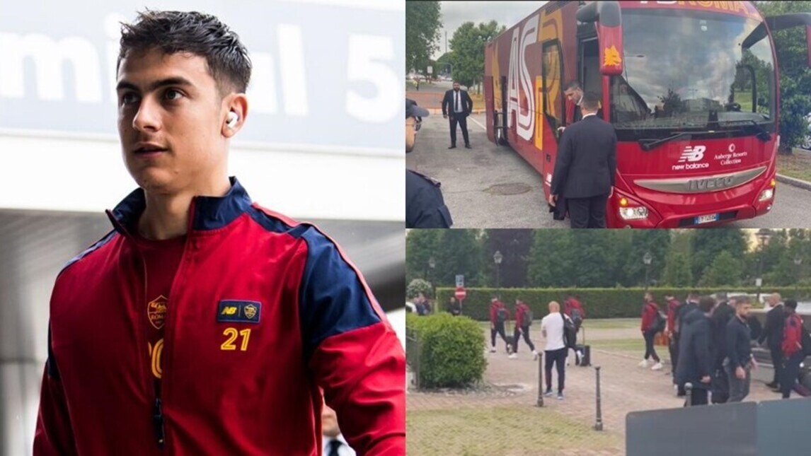 Roma al completo a Monza: le FOTO del ritiro di gruppo voluto da Mourinho