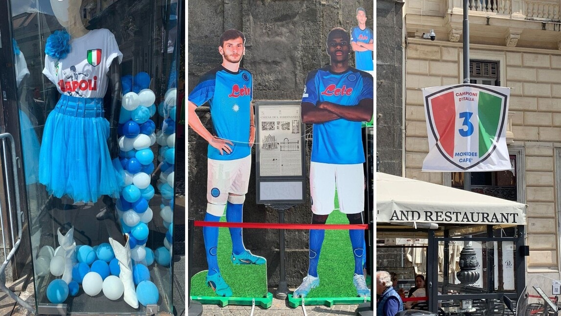 Napoli, il risveglio prima dello Scudetto: le foto dalla città