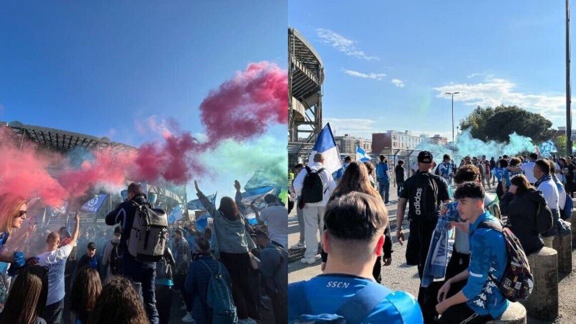 Napoli, clima infuocato e tifosi già al Maradona: file chilometriche per lo Scudetto