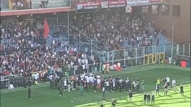 Genoa, è qui la festa: 2-1 all'Ascoli e promozione in Serie A