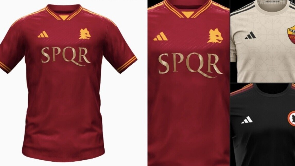 La nuova maglia della Roma 2023-24 firmata Adidas sarà così?