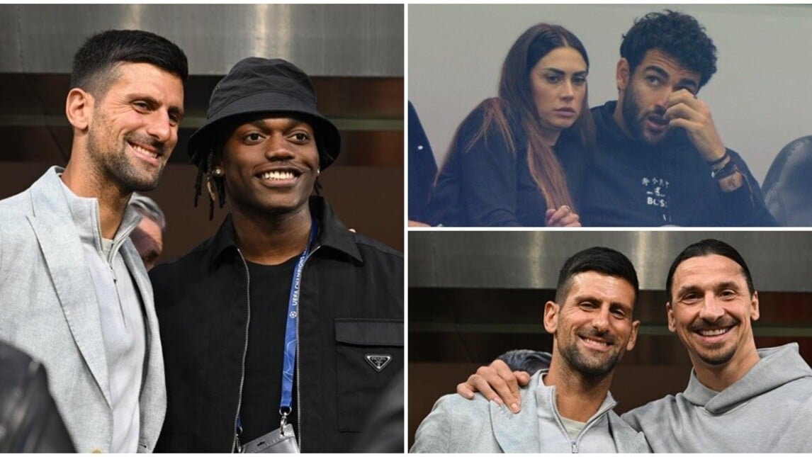 Milan-Inter, da Djokovic alla coppia Berrettini-Satta: parata di vip a San Siro