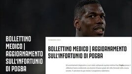 Juve, lesione per Pogba: il comunicato