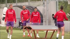 La Fiorentina in Svizzera per la rimonta: le immagini della rifinitura