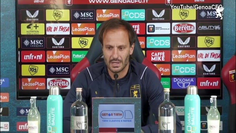 Gilardino: "Dobbiamo concludere nel migliore dei modi. Su Criscito..."