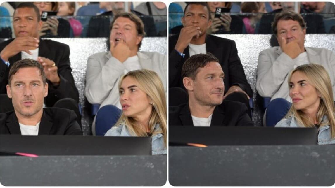 Fiorentina-Inter, parata di vip all’Olimpico: ci sono anche Totti e Noemi