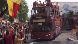 Roma, maxischermo all'Olimpico per la finale