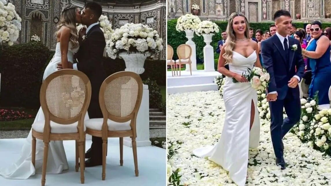 Matrimonio Lautaro Martinez e Agustina: tutte le foto più belle