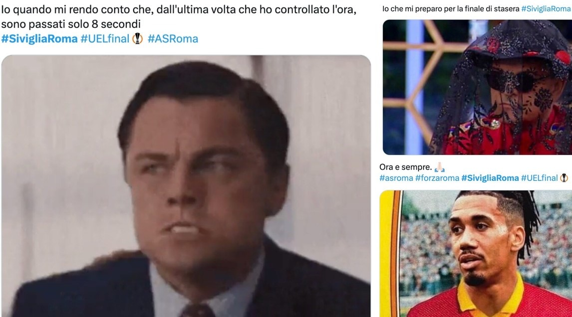 Siviglia-Roma, l'attesa è snervante: le ironie sui social