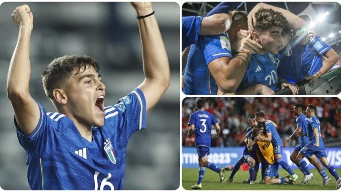 Italia Under 20, è festa grande: Casadei e Pafundi regalano la finale