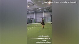 Ibra aspetta e sfida Djokovic a padel: "Quando sei pronto..."