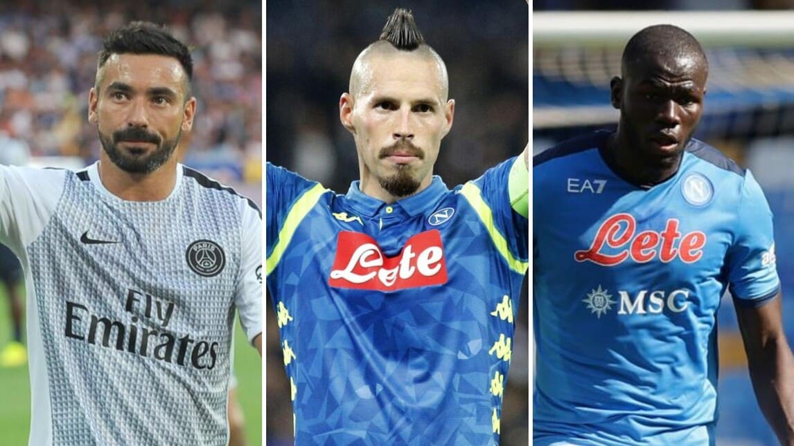Da Lavezzi a Koulibaly: i campioni del Napoli lanciati nell'era De Laurentiis