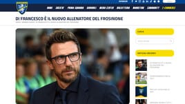 Ufficiale, Frosinone: Di Francesco è il nuovo tecnico
