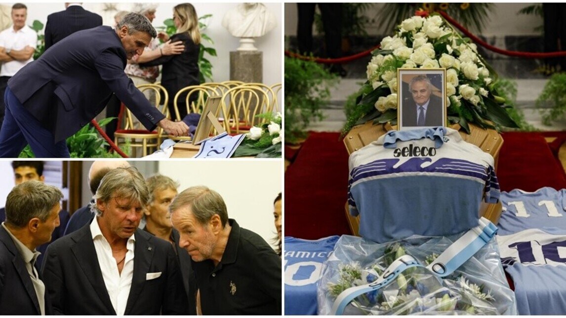 D'Amico, la camera ardente: in Campidoglio l'omaggio all'ex capitano della Lazio