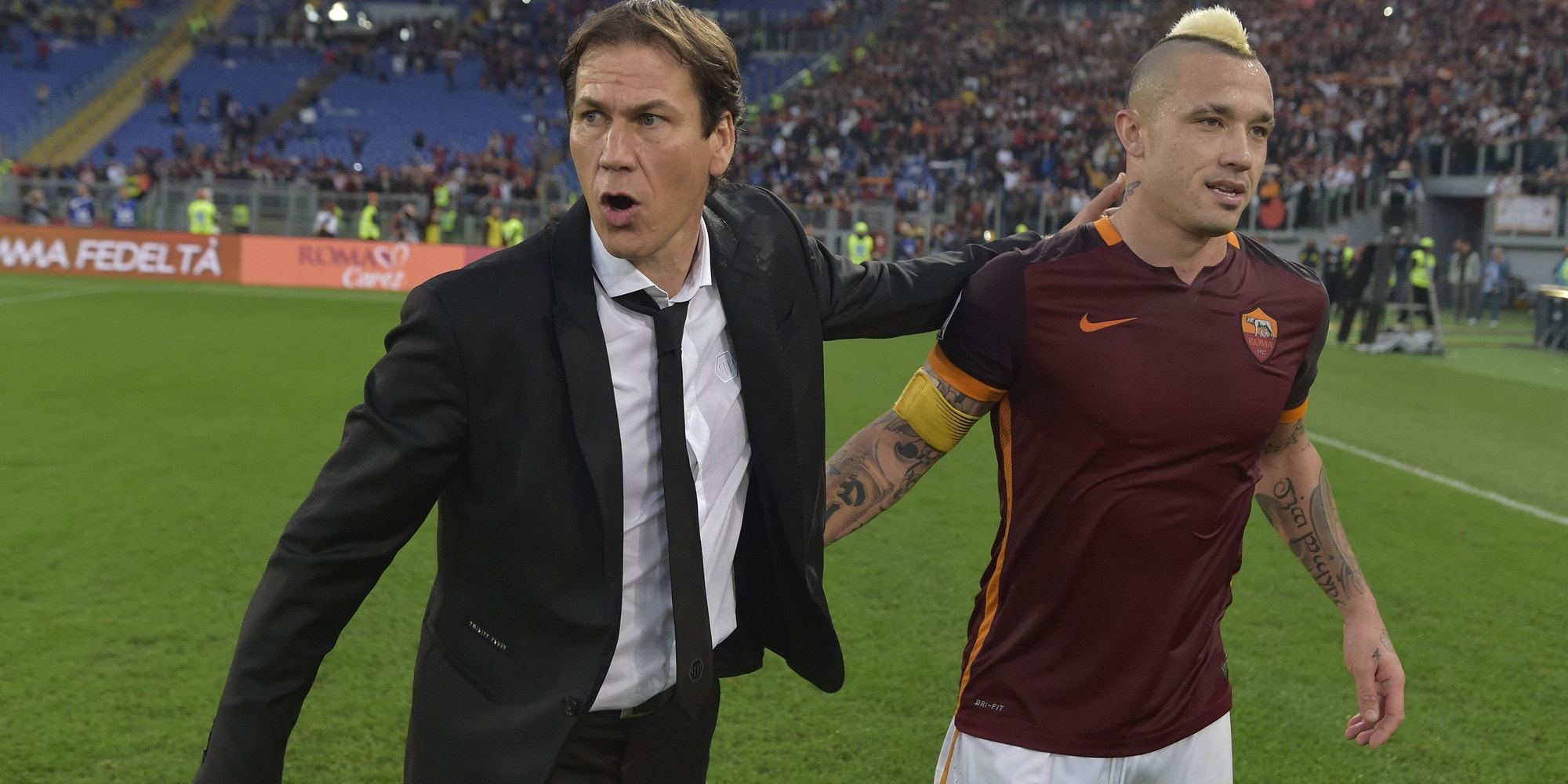 Roma, Garcia: «Il rigore non ha influito, vittoria strameritata»