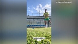 Napoli, allenamento intenso per Gollini