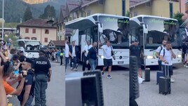 Il Napoli è a Dimaro: bagno di folla per i campioni d'Italia