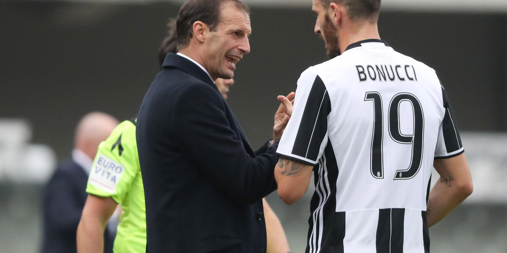 Juventus, lite con Allegri. Multa in arrivo per Bonucci