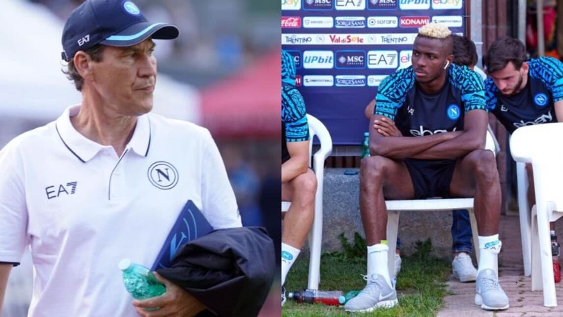 Napoli-Anaune Val di Non: le foto della prima amichevole degli azzurri