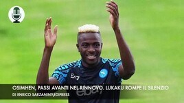 Osimhen, si lavora al rinnovo. Lukaku rompe il silenzio