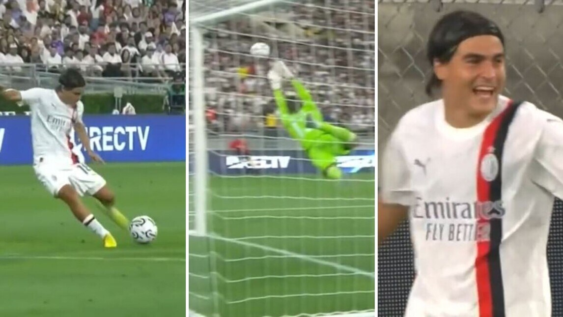Milan, Romero show: gol capolavoro contro il Real Madrid