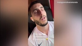 I compagni si addormentano, Morata fa il burlone