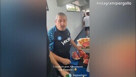 Napoli, Gollini scherza: "Cocomero post allenamento con Starace"
