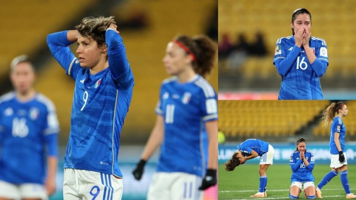Mondiale femminile, delusione Italia: giocatrici in lacrime in campo