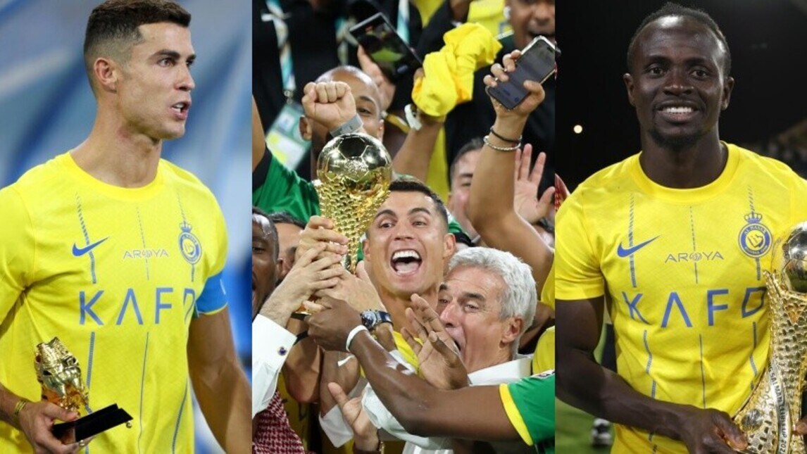 Ronaldo alza la Champions League araba: la festa dell'Al Nassr