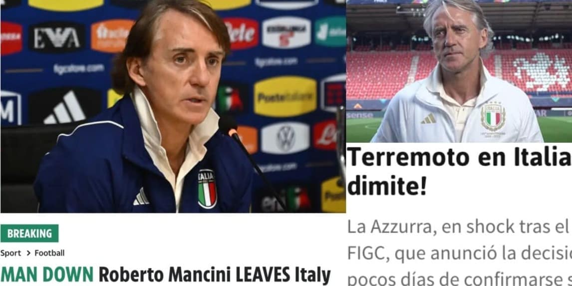 Mancini si dimette: "Terremoto Italia", le reazioni della stampa estera