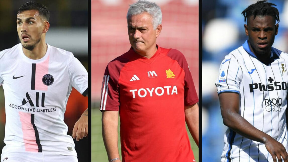 Roma con Paredes, Renato Sanches e Zapata: così giocherebbe Mourinho