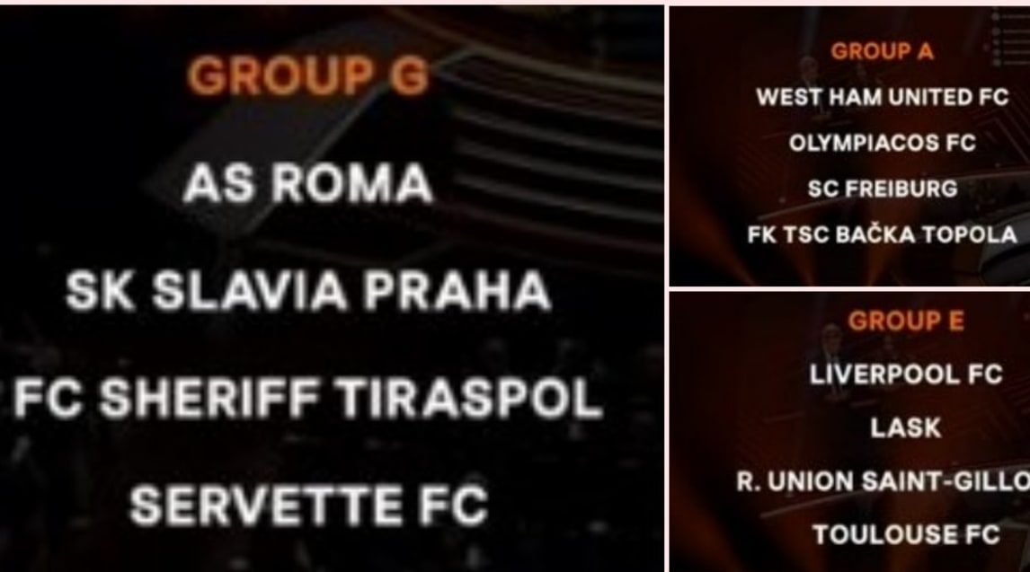Tutti i gironi di Europa League: le avversarie di Atalanta e Roma e non solo