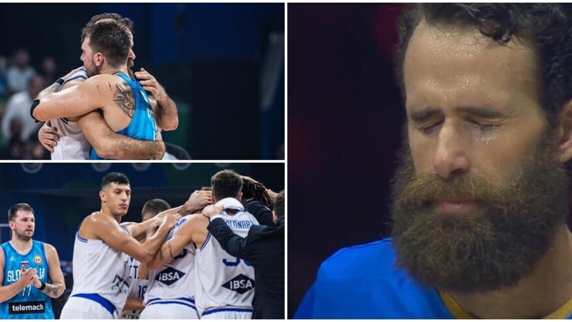 Datome, lacrime azzurre per il ritiro e anche Doncic si emoziona