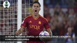 Roma, Empoli schiantato. Sainz: "Giornata bellissima"