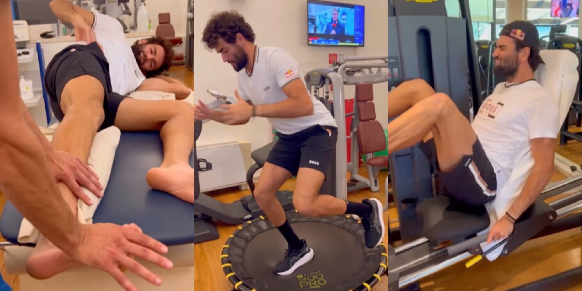 Berrettini e il video sui social che svela la verità sull'infortunio
